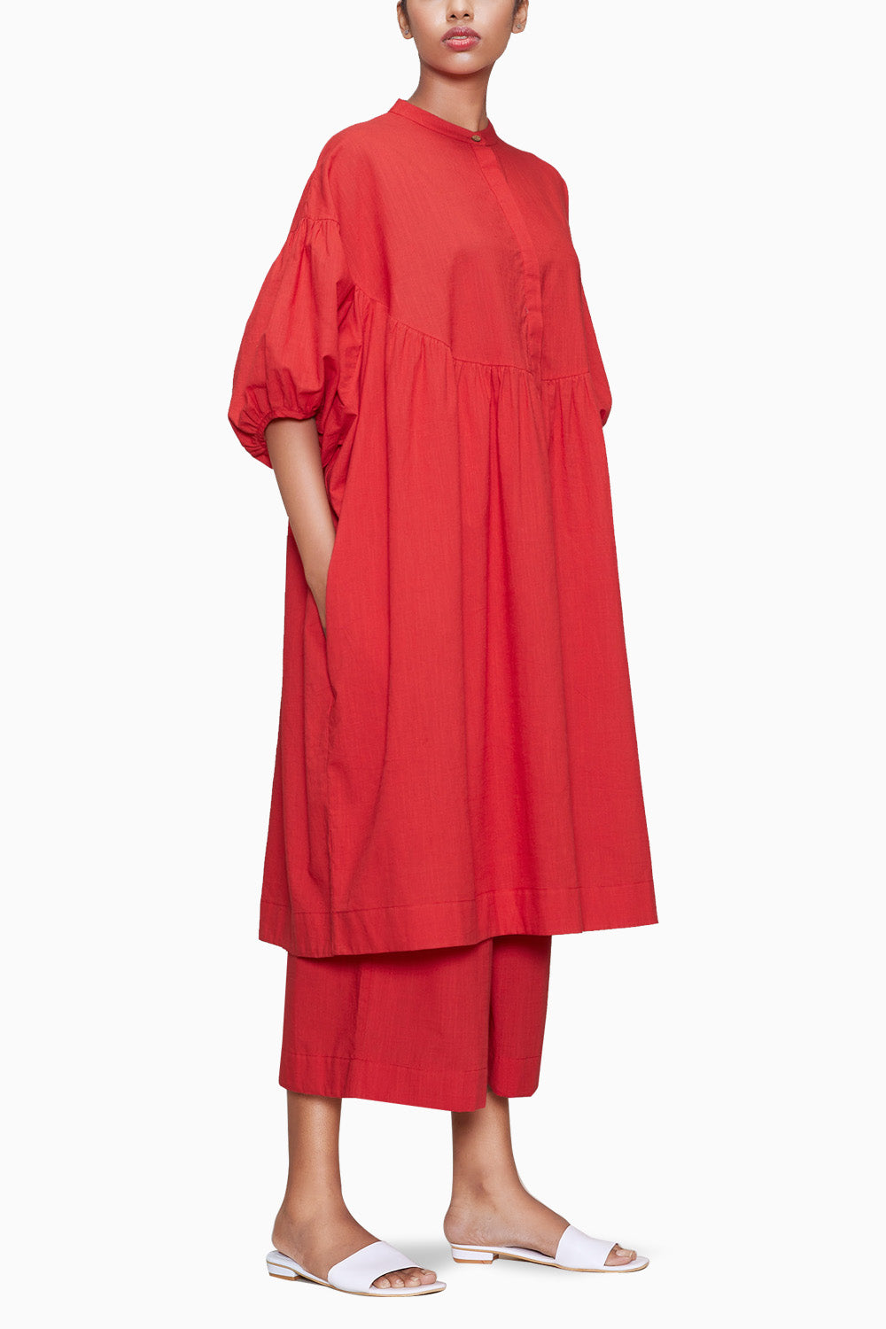 Red Acra Tunic Dress