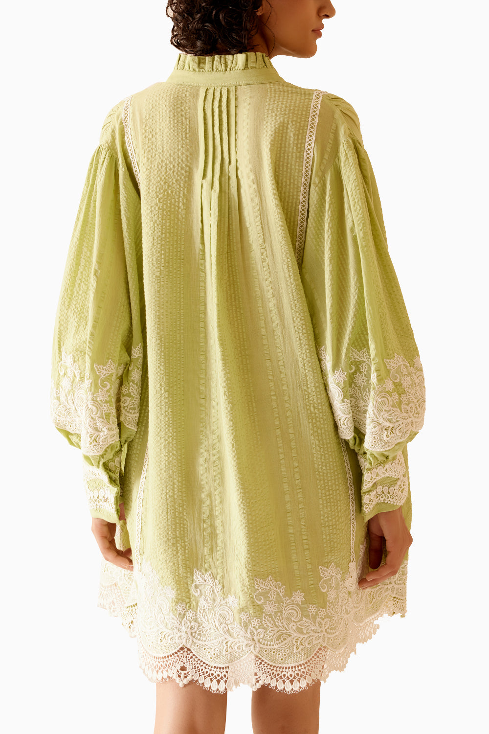 Slava Green Tunic Dress