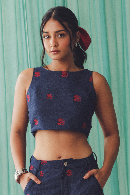 Blue Amalfi Co-ord Set