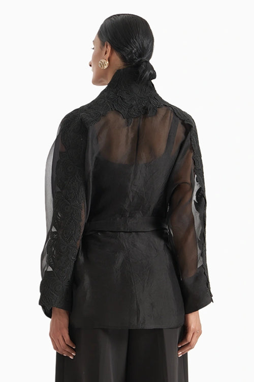 Saba Kim Overlay Top