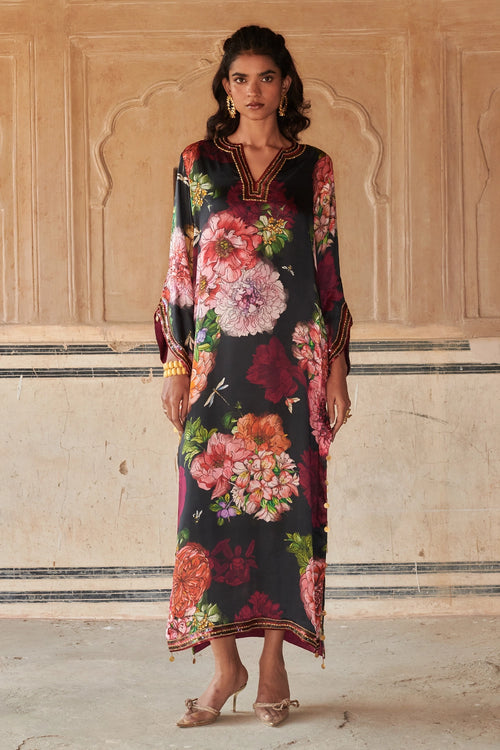 Juniper Black Kaftan