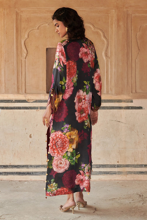 Juniper Black Kaftan