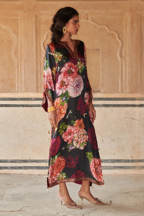 Juniper Black Kaftan