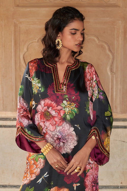 Juniper Black Kaftan
