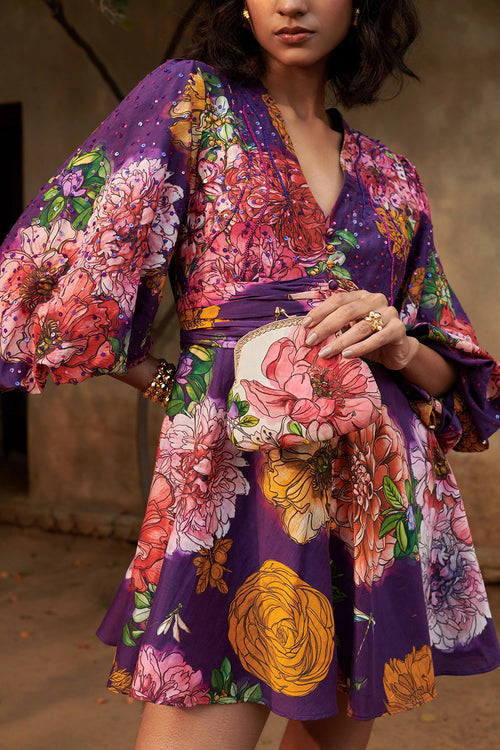 Zinnia Purple Dress