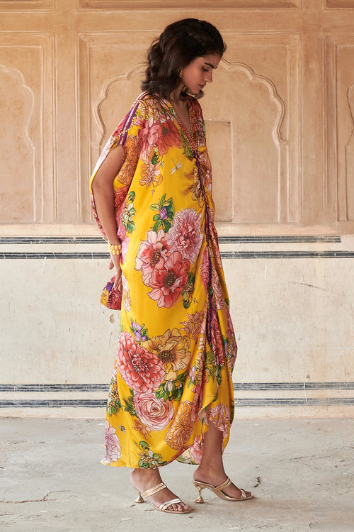 Soleil Yellow Kaftan