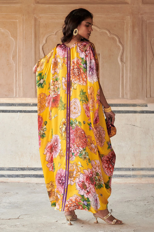 Soleil Yellow Kaftan