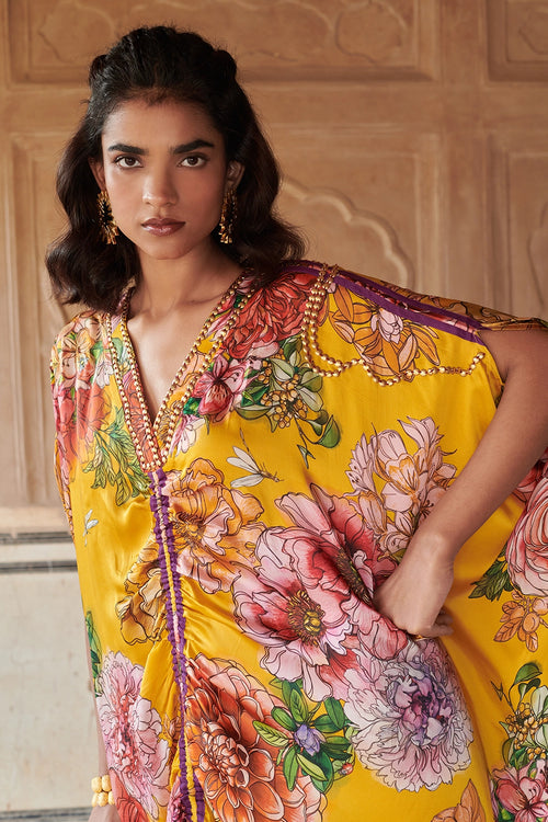 Soleil Yellow Kaftan