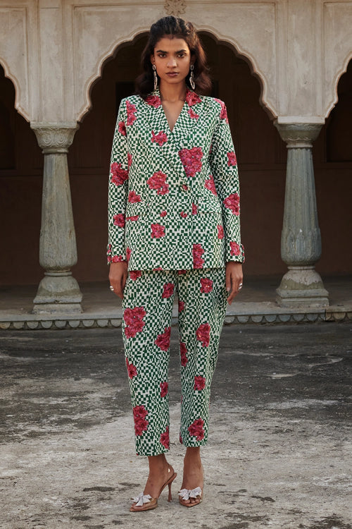 Sage Green Pant Suit Set