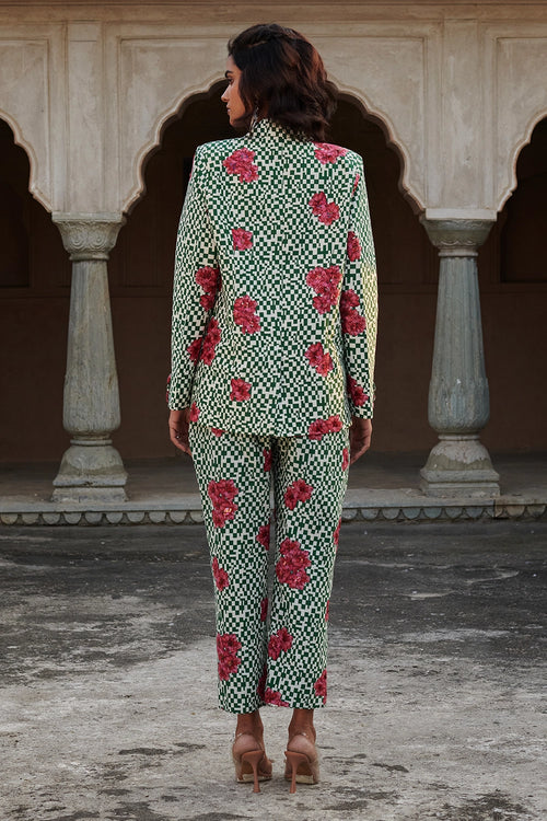 Sage Green Pant Suit Set