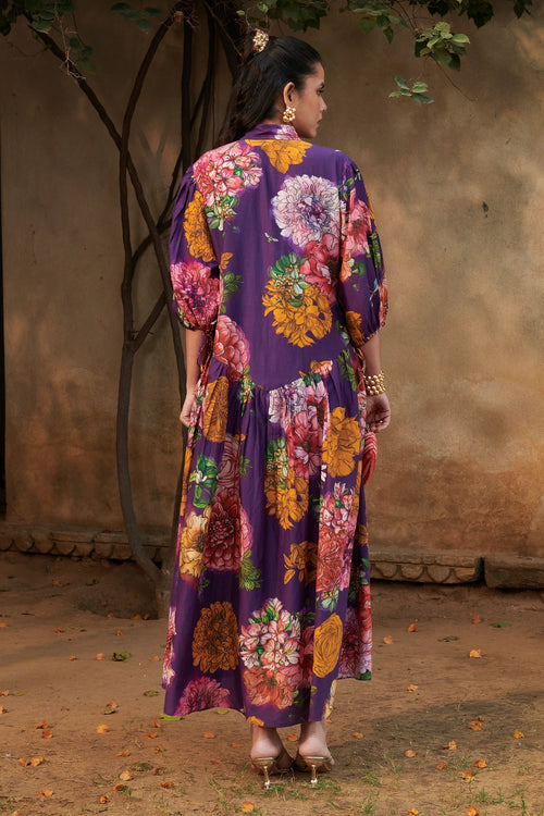 Elowen Purple Dress