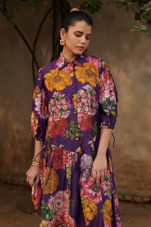 Elowen Purple Dress