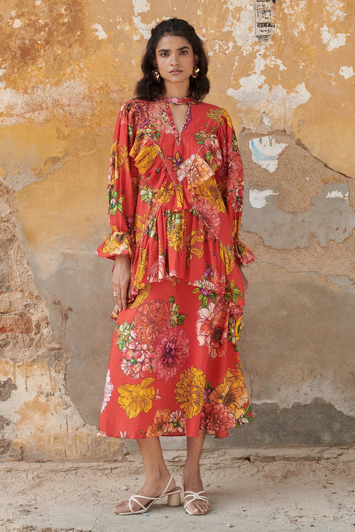 Mirabel Red Dress