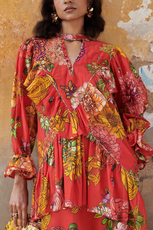 Mirabel Red Dress