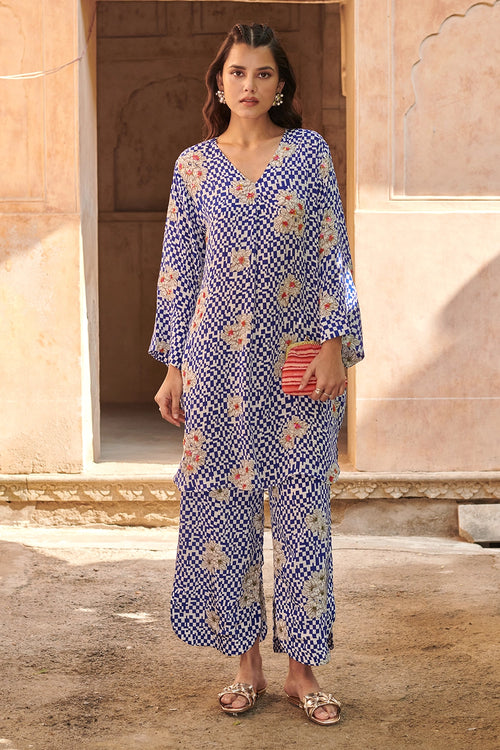 Viola Blue Co-ord Set