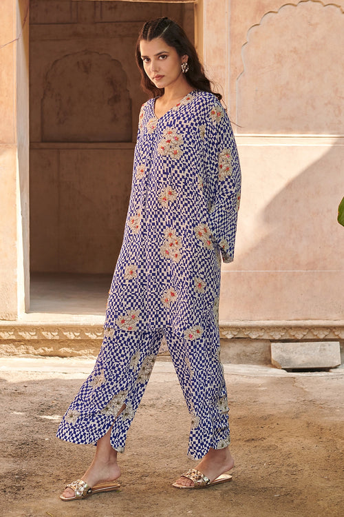 Viola Blue Co-ord Set
