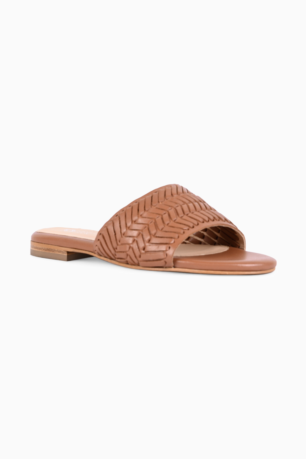 Avery Tan Leather Flats