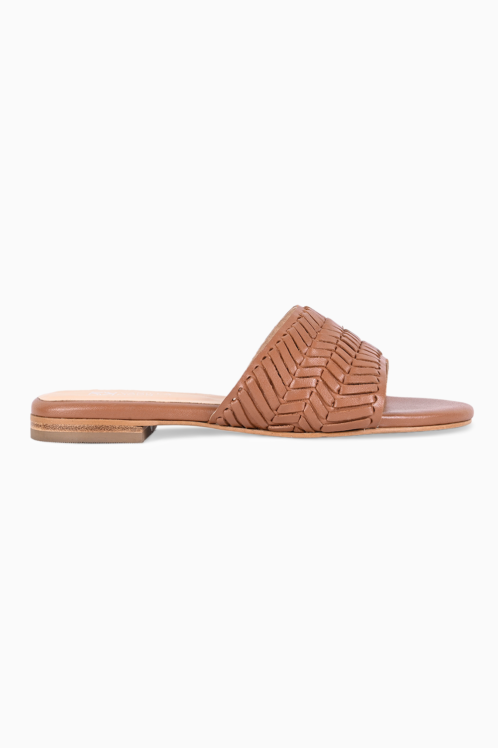 Avery Tan Leather Flats