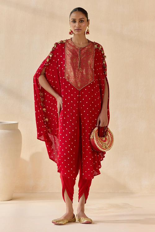 Ayantika Red Co-ord Set