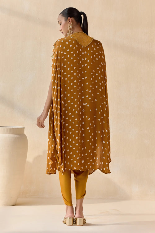 Ayantika Mustard Co-ord Set