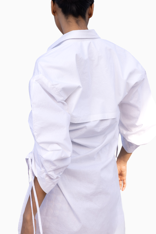 White String Shirt Top