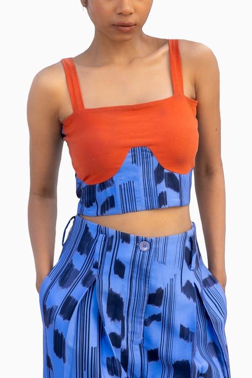 Candy Scribble Crop Top