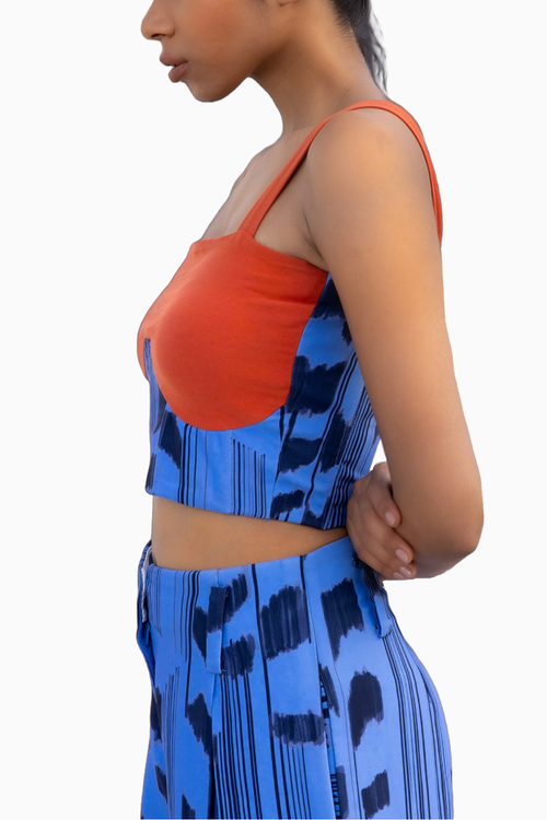 Candy Scribble Crop Top