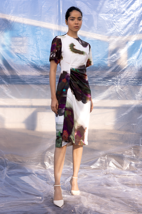 Rain Draped Dress