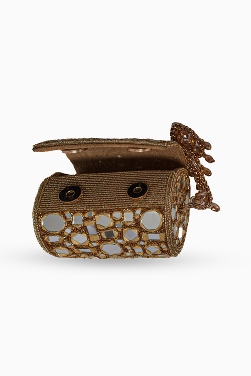 Noah Buket Gold Mirror Bag