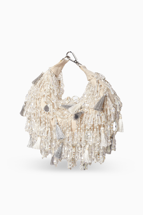 Sienna White Boat Bag