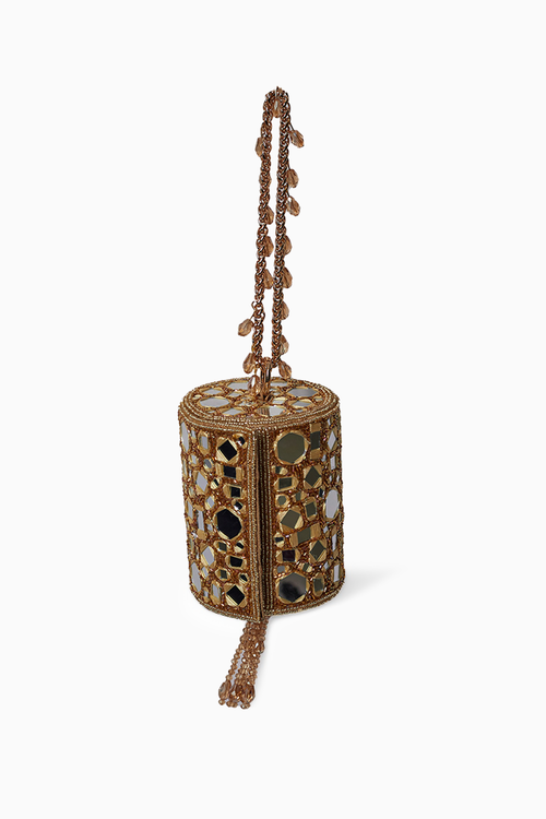 Noah Buket Gold Mirror Bag