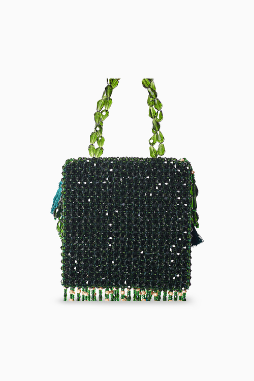 Daphne Green Crystal Bag