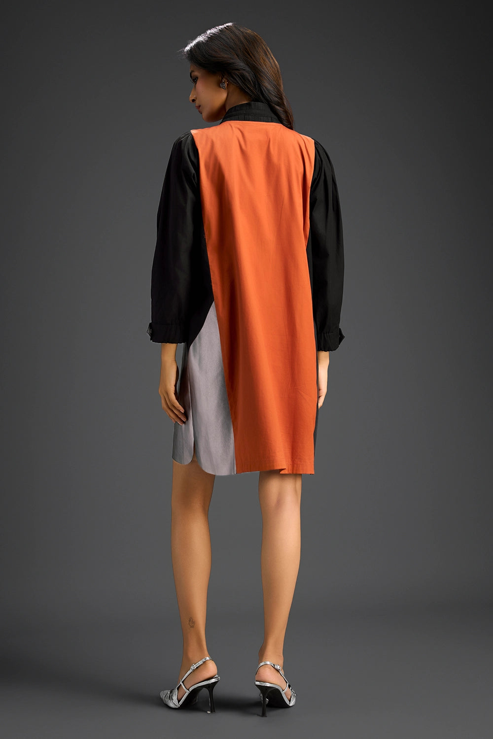Rust and Black Tunic Dress