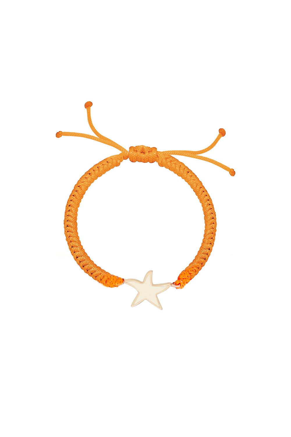 Baby Star Enamel Cord 14KT Gold Bracelet