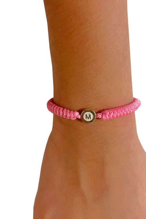Baby Personalised Cord 14KT Gold Bracelet