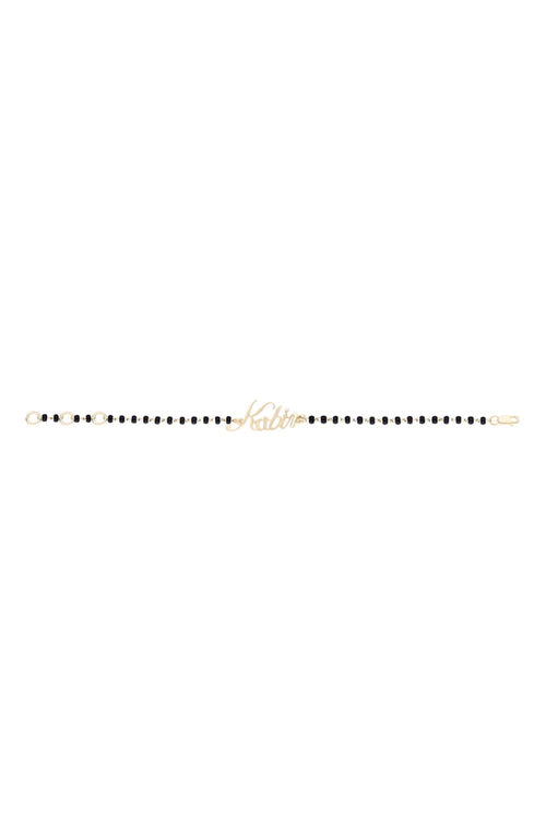Baby Personalised Name Nazar 14KT Gold Bracelet