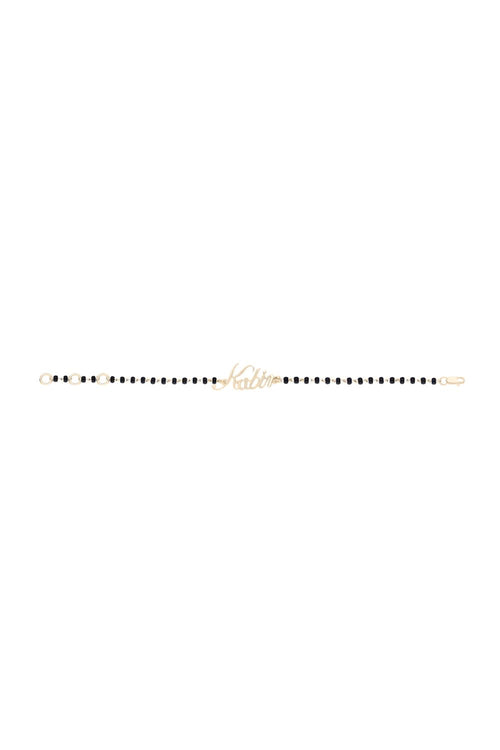 Baby Personalised Name Nazar 14KT Gold Bracelet