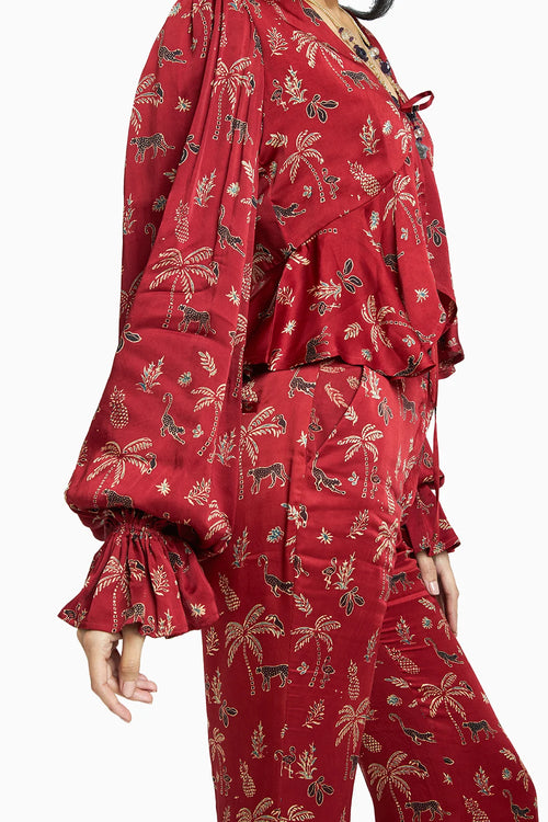 Rosewood Cascade Top