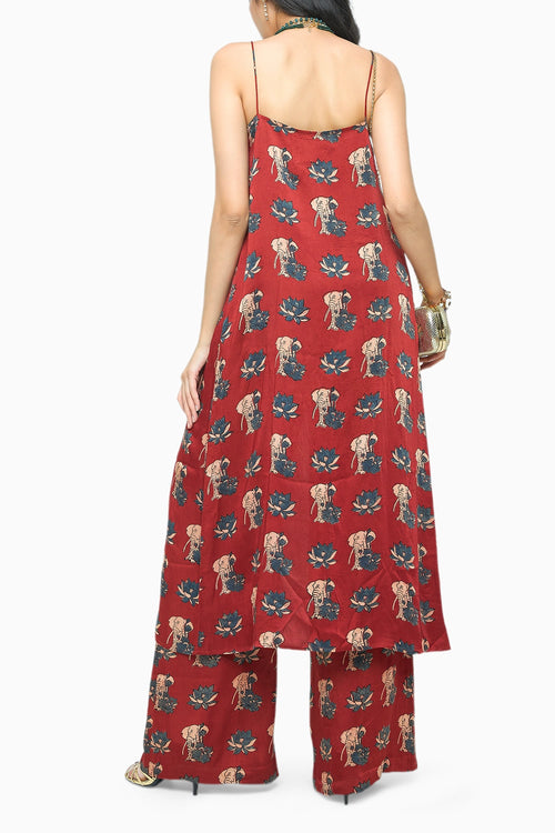 Gentle Tunic With The Pleat Pant