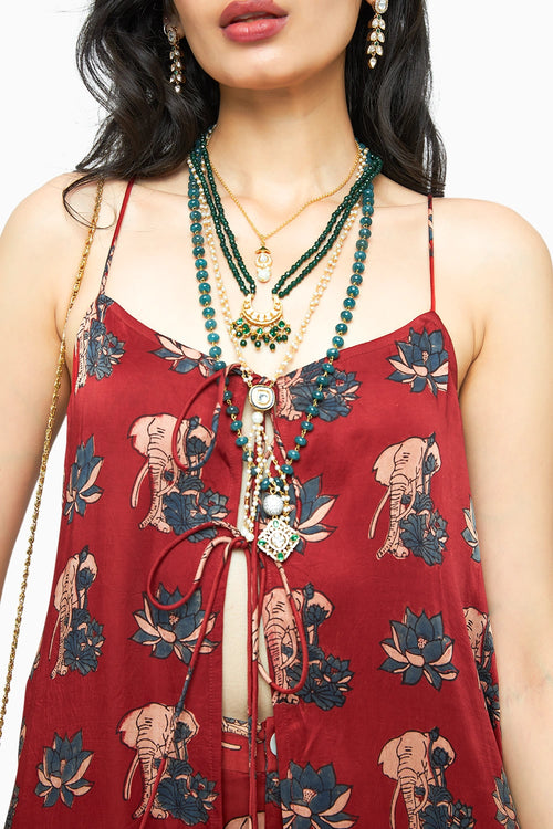 Gentle Tunic With The Pleat Pant