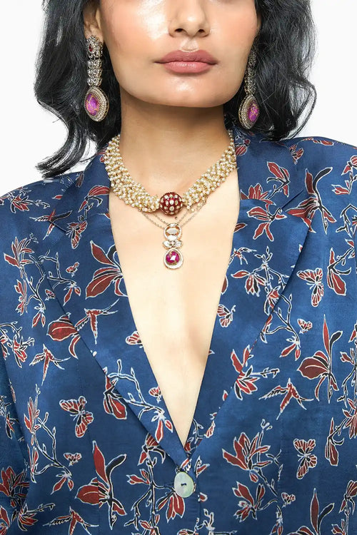 Indigo Paradise Blazer