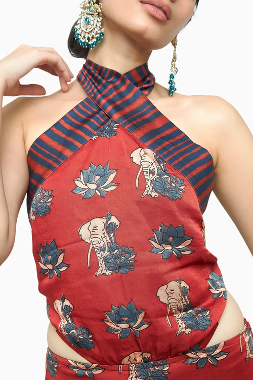 Terracotta Giant Mini Dress