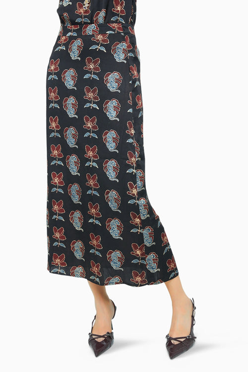Charcoal Beast Slip Skirt