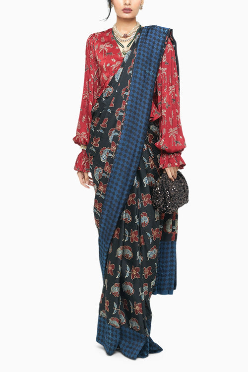 Pre-Stitched Wild Bloom Saree