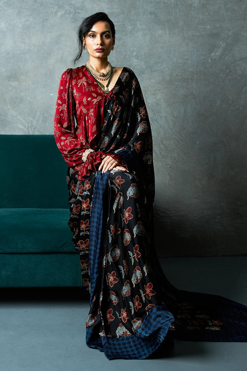 Wild Bloom Saree