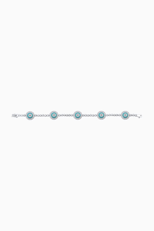 Blue Onyx Donut Bracelet