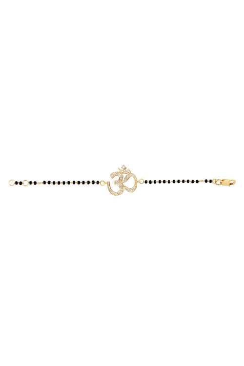 OM Diamond Nazar 14KT Gold Bracelet