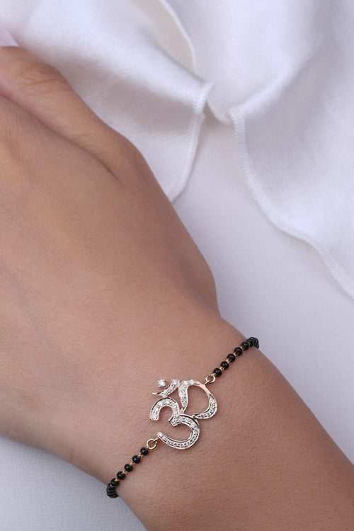 OM Diamond Nazar 14KT Gold Bracelet