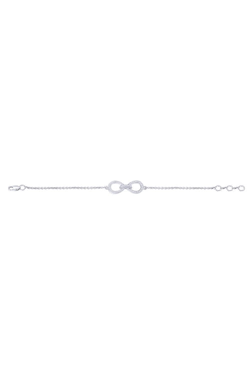 Infinity Diamond Chain 14KT Gold Bracelet