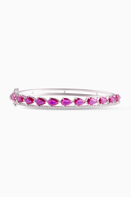 Rosavelle Pear Shape Cuff Bracelet